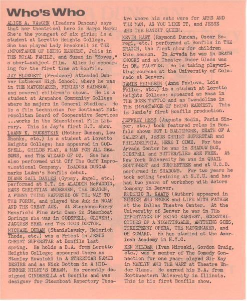 BB 1981-01-16 Isadora Duncan Sleeps With The Russian Navy - Program p3