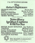 BB 1985-03-15 The Actors Nightmare – Program p1