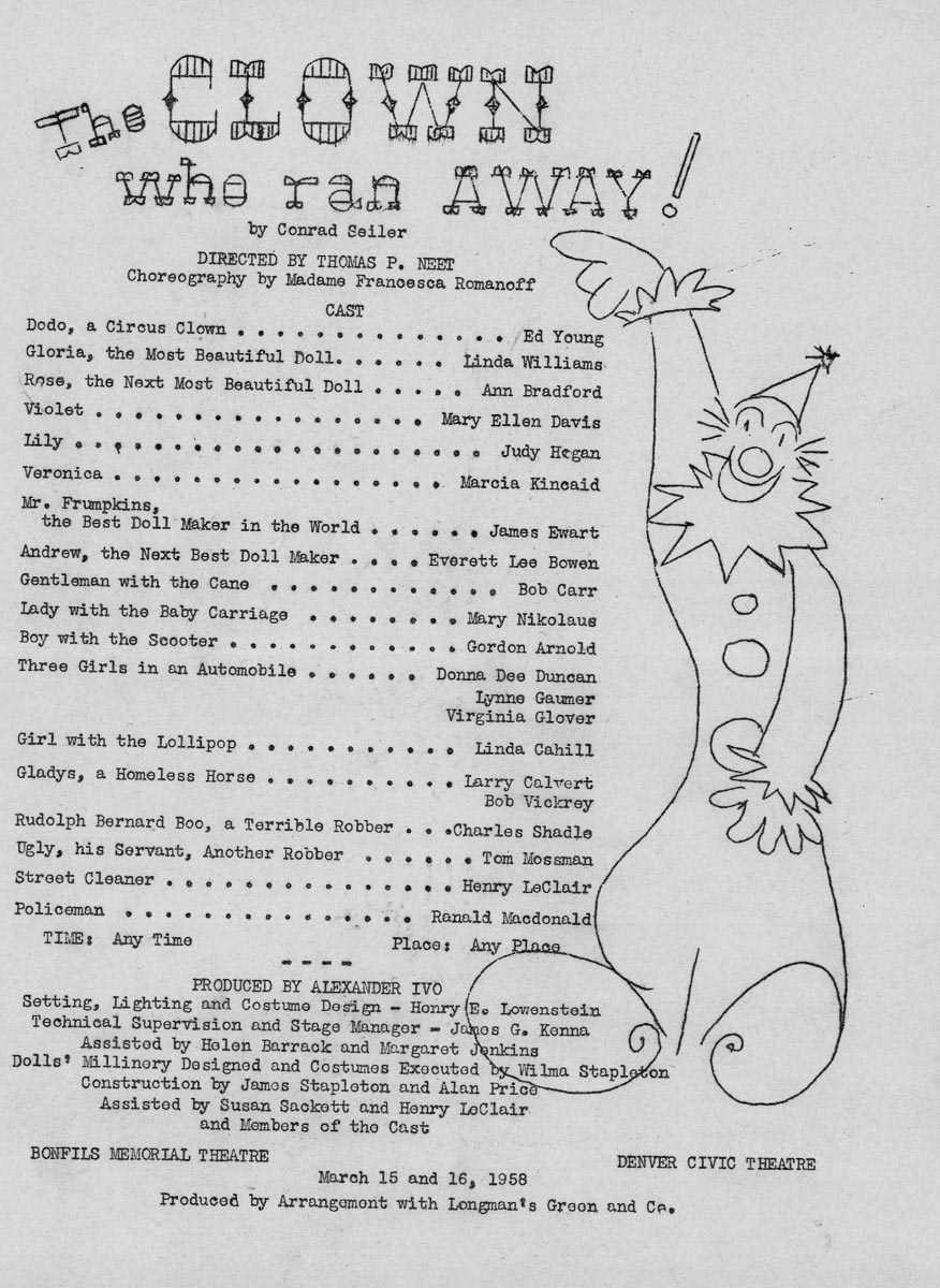CH 1958-03-15 The Clown Who Ran Away