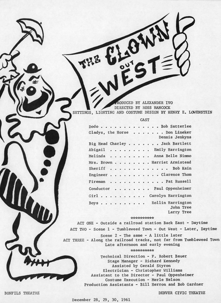 CH 1961-12-28 The Clown Out West