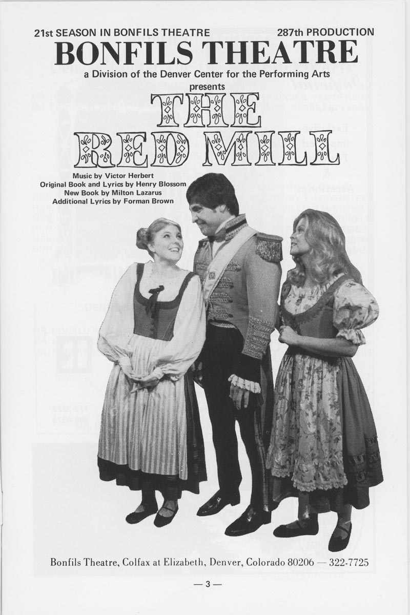 CH 1974-05-09 The Red Mill – Program p5