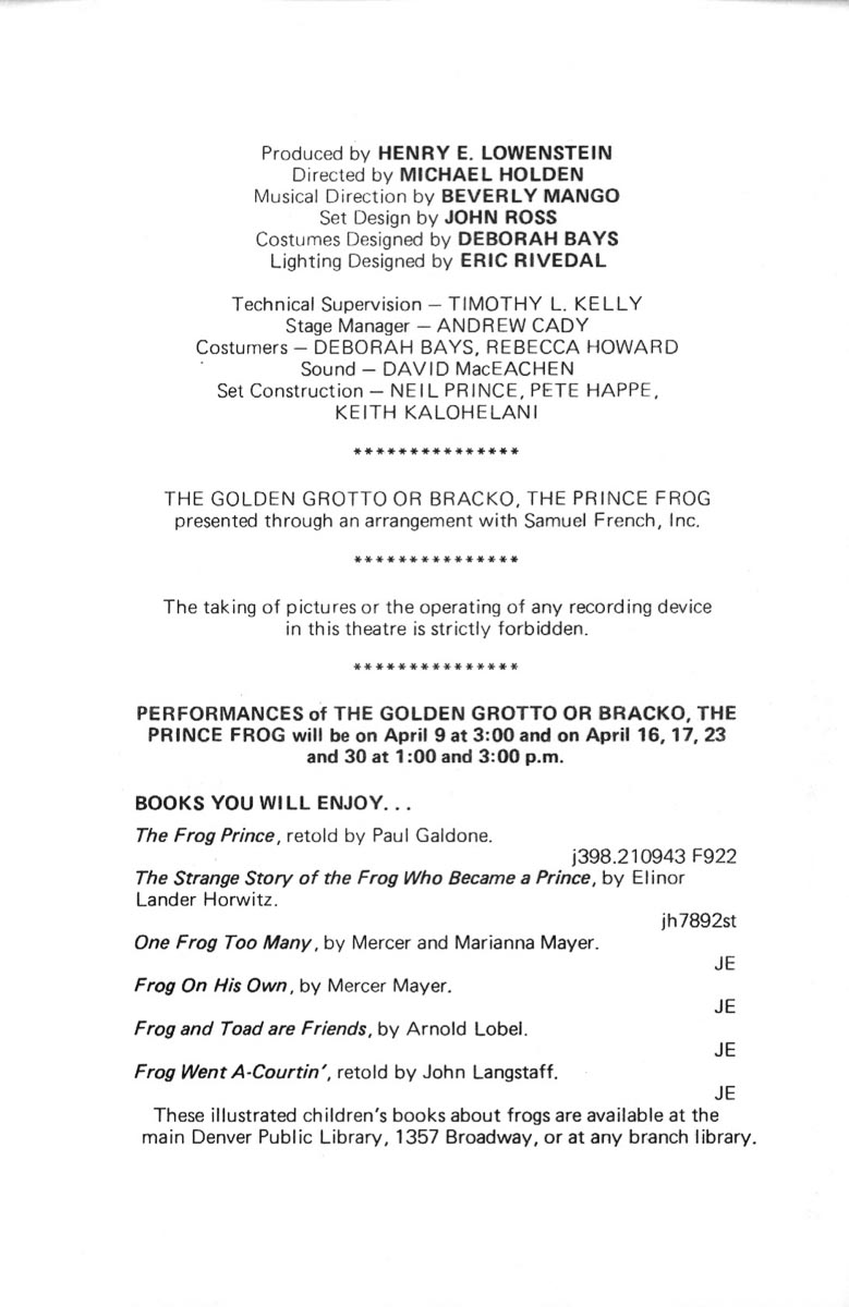 CH 1977-04-09 The Golden Grotto, or Bracko, The Prince Frog 3