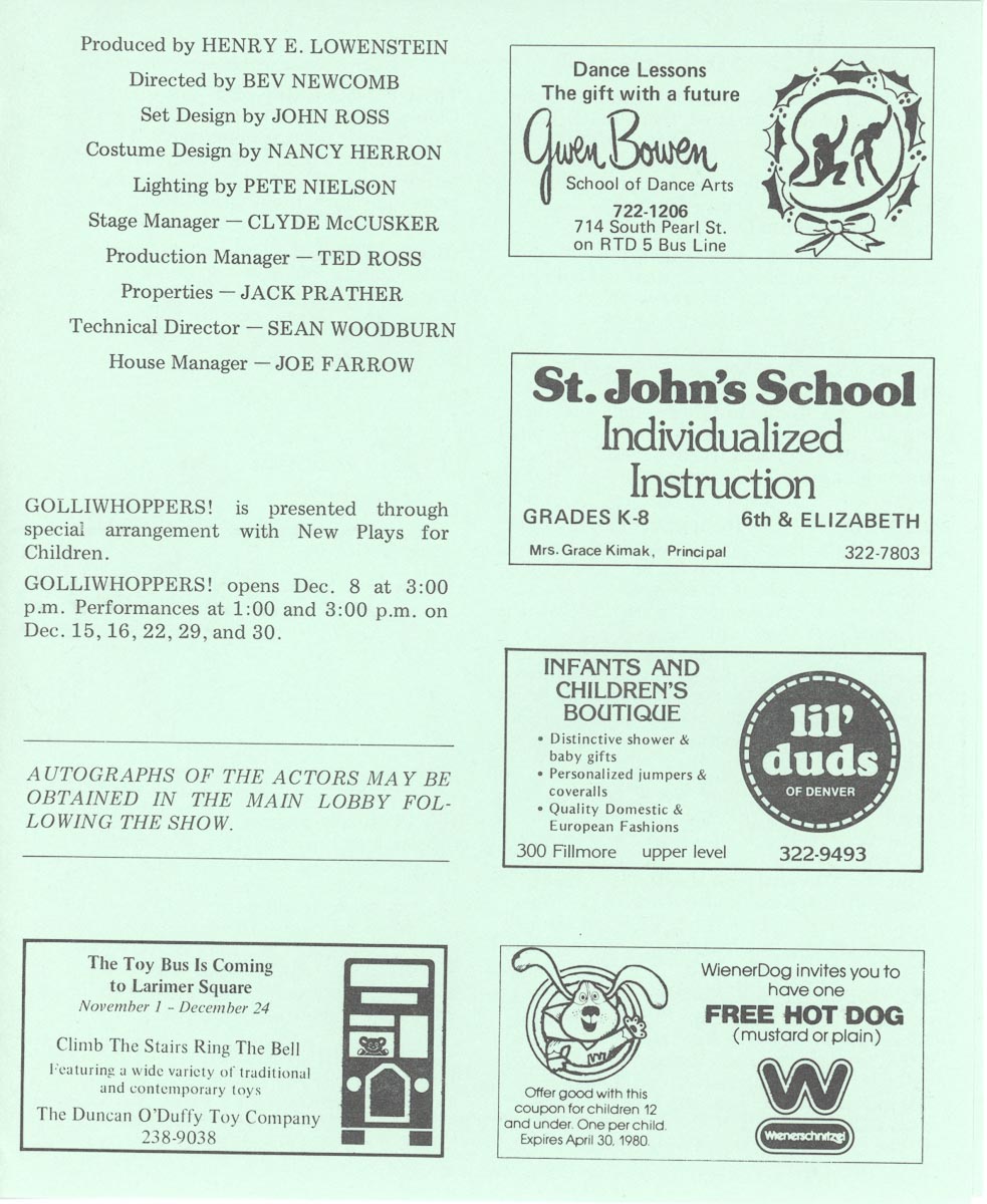 CH 1979-12-08 Golliwhoppers - Program p2