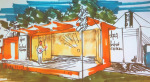Festival Caravan Conceptual Drawing