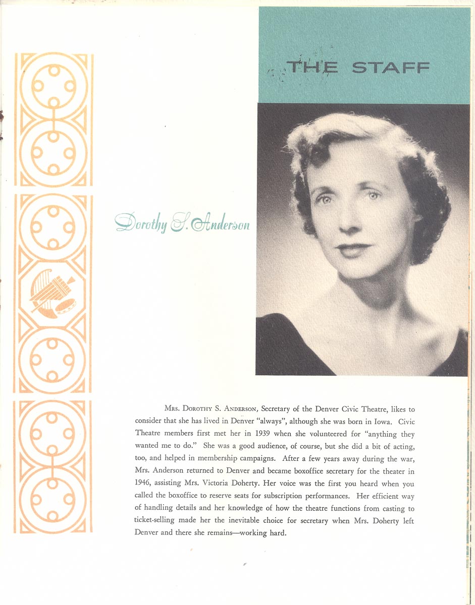 Bonfils Opening Gala Program 1953 - page 9