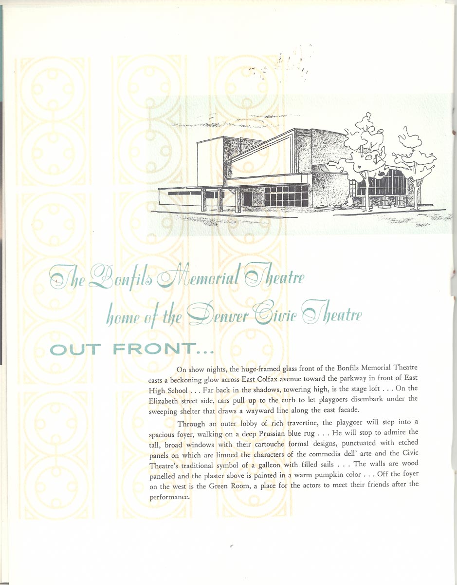 Bonfils Opening Gala Program 1953 - page 16