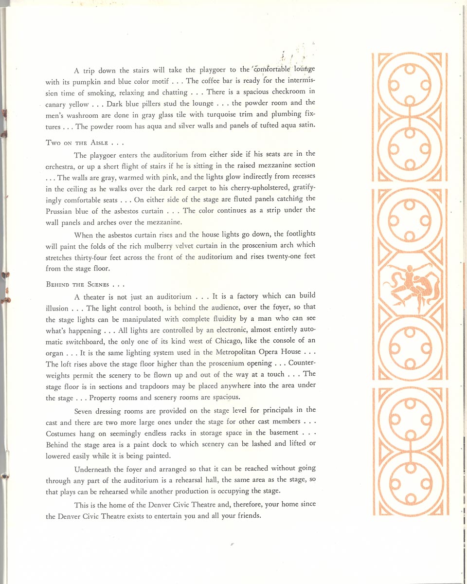 Bonfils Opening Gala Program 1953 - page 17