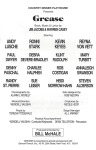 Grease - Program Page