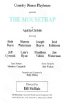The Mousetrap - Program Page