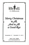 Merry Christmas to All, And to All a Good Night - 2013
